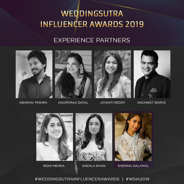 Sherina Dalamal as Wedding Sutra Awards 2019 Experience Partner